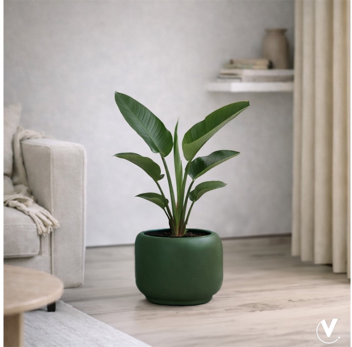 Pot Phuket green Ø34,5 x H26 cm Vase the World