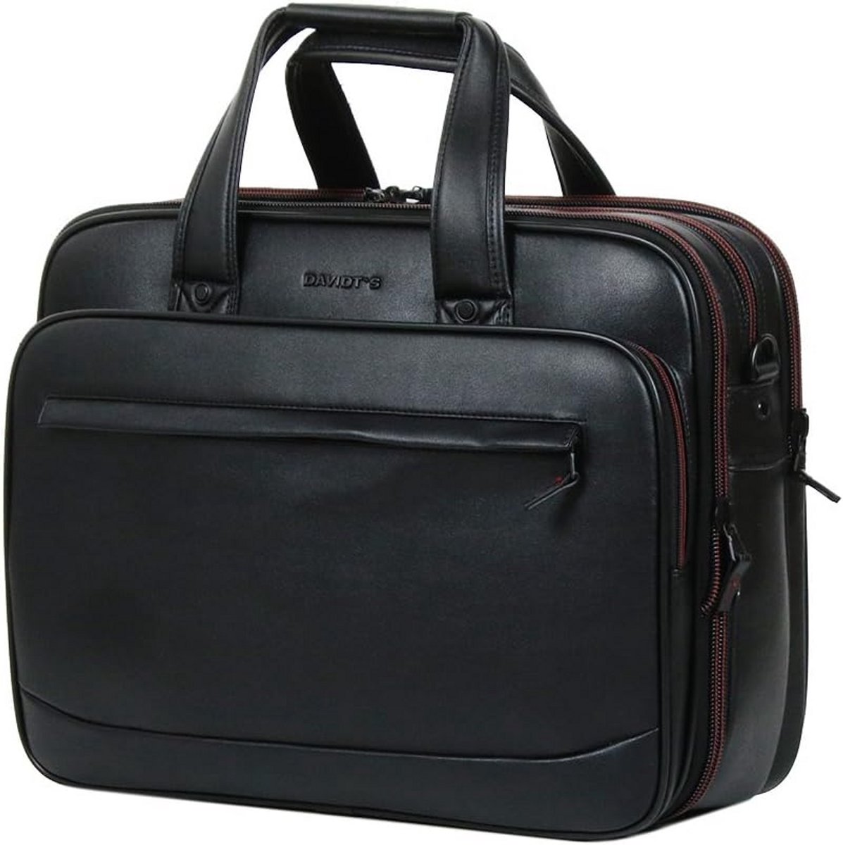 Luxe Laptoptas en Aktetas voor Dames en Heren, Duurzaam PU Leerlook