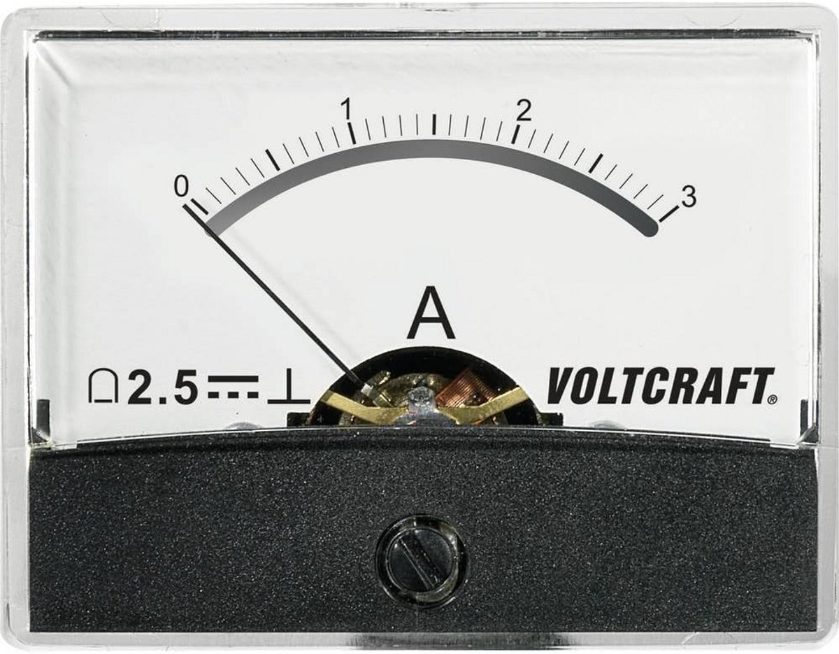 Inbouwmeter Analoge Stroomsterkte Meter DC 3A
