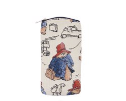 Brillenhouder - Brillenkoker - brillenetui - met rits - Paddington Beer - creme achtergrond