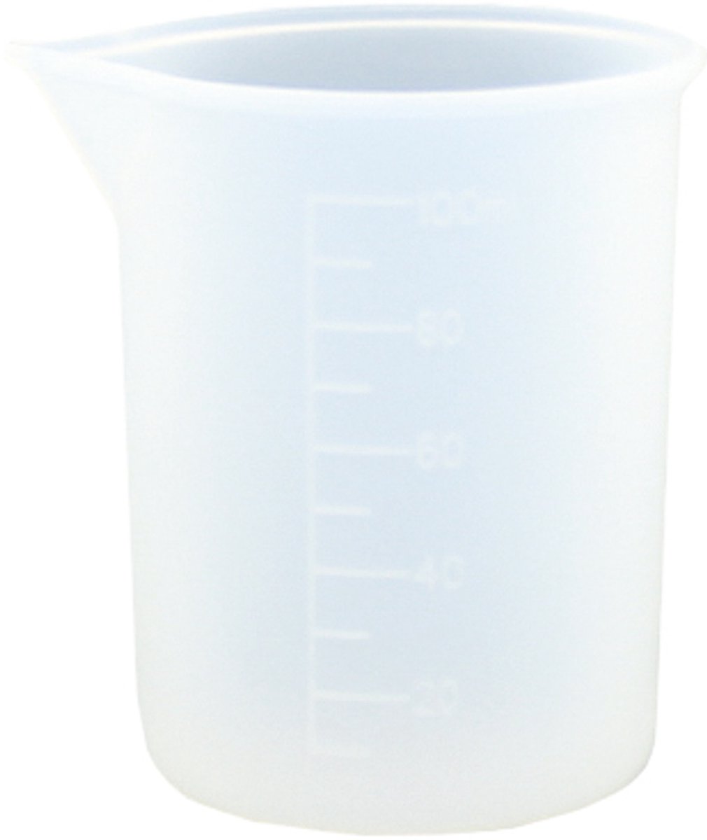 Maatbeker 100ml flexibel silicone