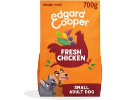 Edgard & Cooper Adult Hondenbrokken Voor Kleine Honden, Verse Kip, 700Kg, Graanvrij Recept Met Natuurlijke Ingrediënten, Perfecte Vezelbalans