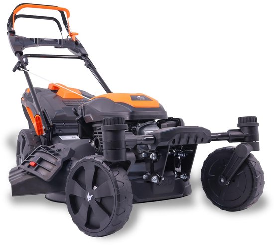 FUXTEC Grasmaaier Benzine - 51cm - 4-takt - 170cc - zelfrijdend / zelftrekkend /achterwielaandrijving - Mulchfunctie - Opvangbak 60L - FX-RM5170agile van FUXTEC — afbeelding 2