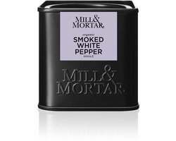 Mill & Mortar Smoked White Pepper - Biologische Witte Peper gerookt - 50 g