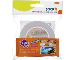 Stick'n dubbelzijdig tape voor fotoboeken - extra sterk - 12mmx12meter - Geen permanent plakband