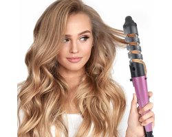 Automatische krultang, keramische automatische haarkruller, anti-klit en anti-verbranding, warmt snel op, creëert jouw ideale kapsel.