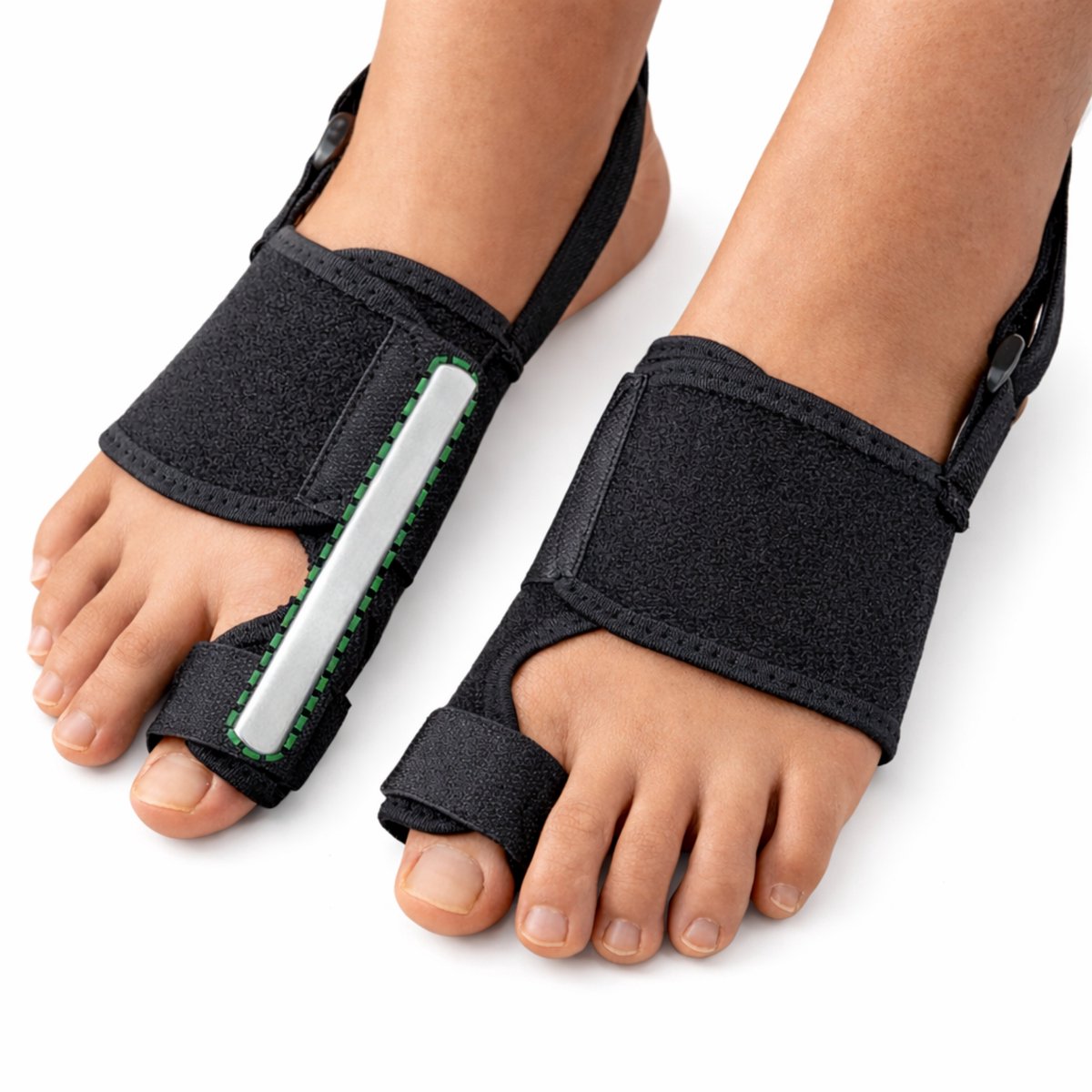 VeryGoods Hallux Valgus Grote Teencorrector met Spalk - Set van 2 - Teenspreider - One Size - Teencorrector Nachtspalk - Bunion Corrector - Teen Brace - Links & Rechts - Toe Spreader