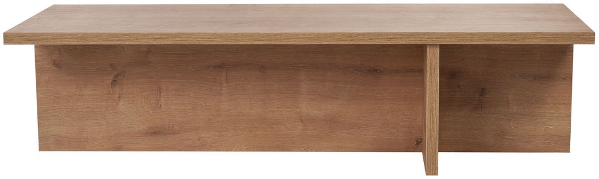 CALICOSY - Salontafel met rechthoekig blad en asymmetrische poot L120 cm - HARBOR