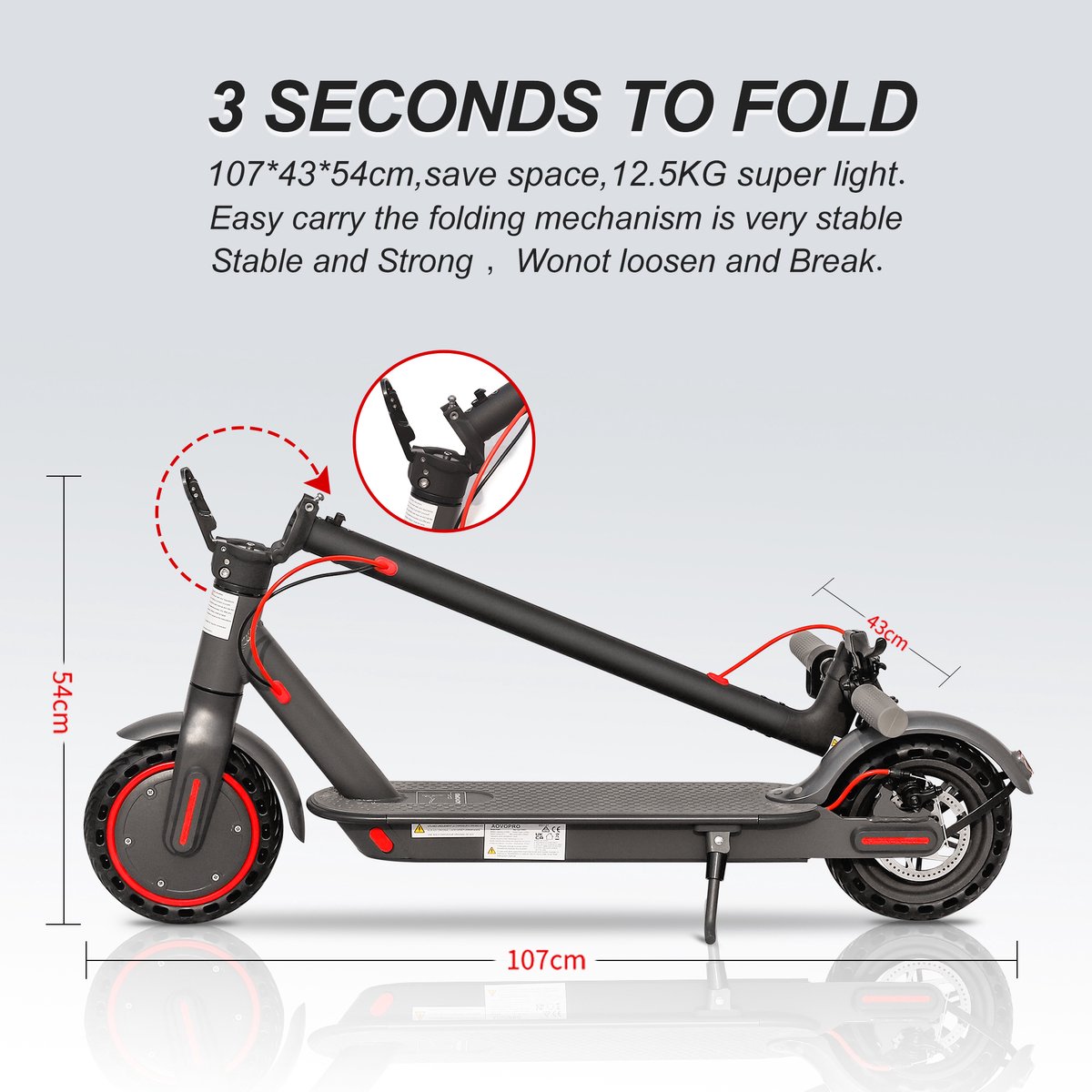 AOVOPRO ES80 Elektrische Step 25 km/u met App - afbeelding 3