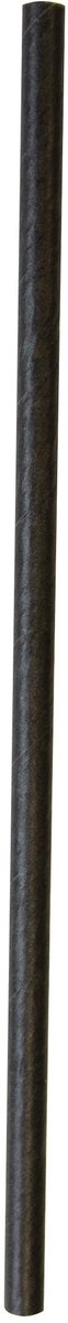ISAP FRANCE - 25 zwarte papieren rietjes 20 cm voor cocktails