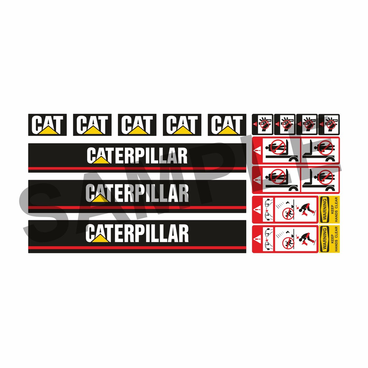 Heftruck Stickerset - per stuk