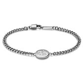 Unity | Zilverkleurige Roestvrijstalen Armband met Ohm-symbool