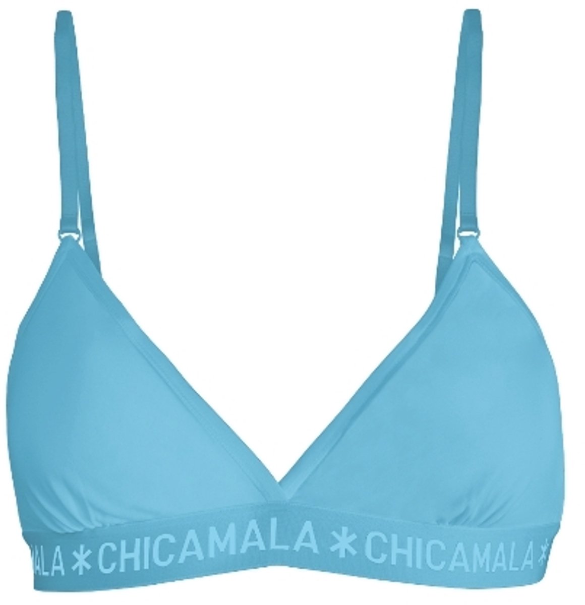 Muchachomalo Chicamala – Dames BH - Verstelbare bandjes – Dames Ondergoed – Lingerie – Dames Top – Kleding - 95% Katoen – Dames kleding Blauw