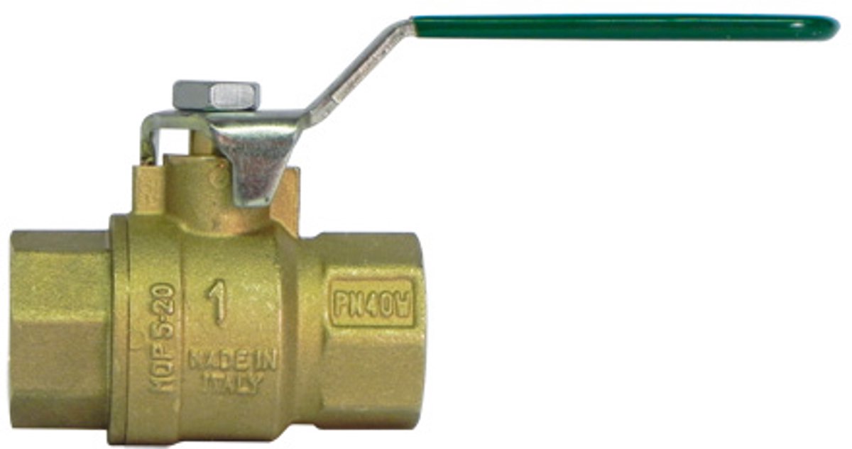 KIRCHHOFF kogelkraan, Messing, 1"BI, DVGW getest, voor Sanitair