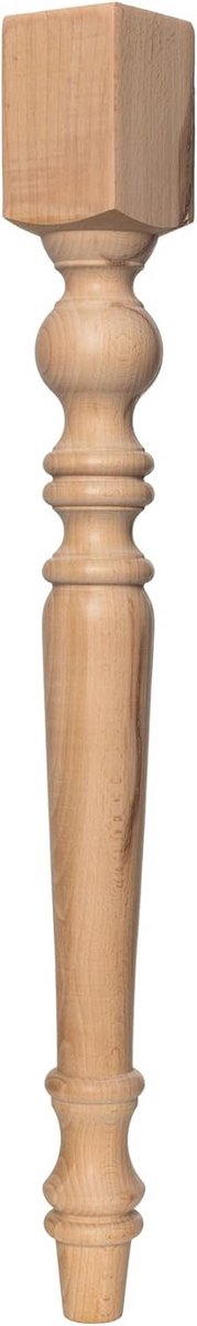 Stevige Houten Tafelpoot voor Keuken, Eettafel of Bank (90 cm)