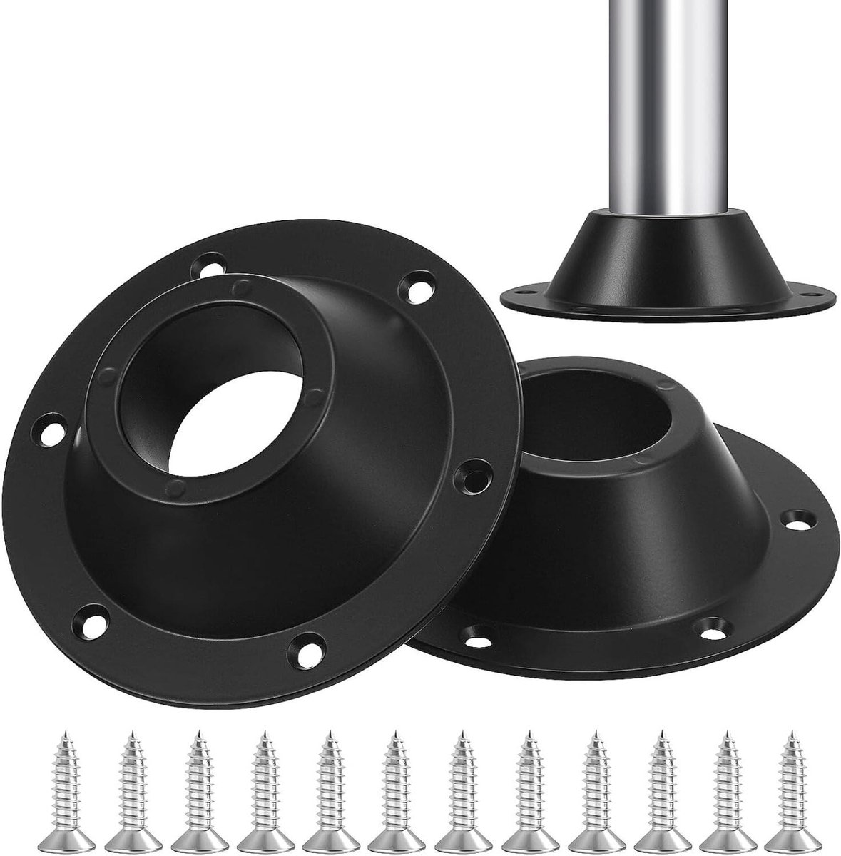 Tafelhouder voor camper - set van 2 - aluminium tafelvoet - verstelbare tafelstandaard