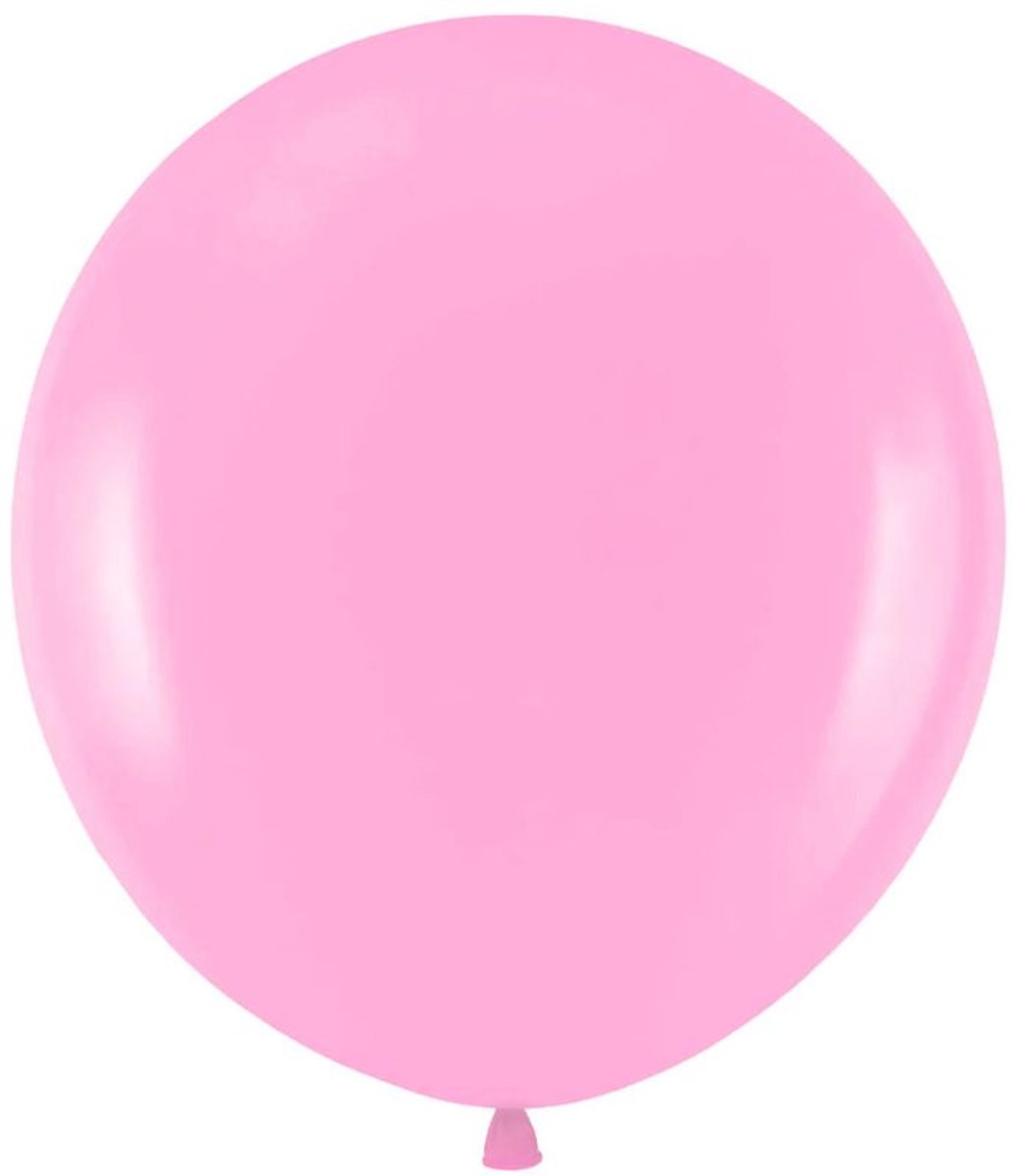 2 midi-ballonnen in roze, 45 cm