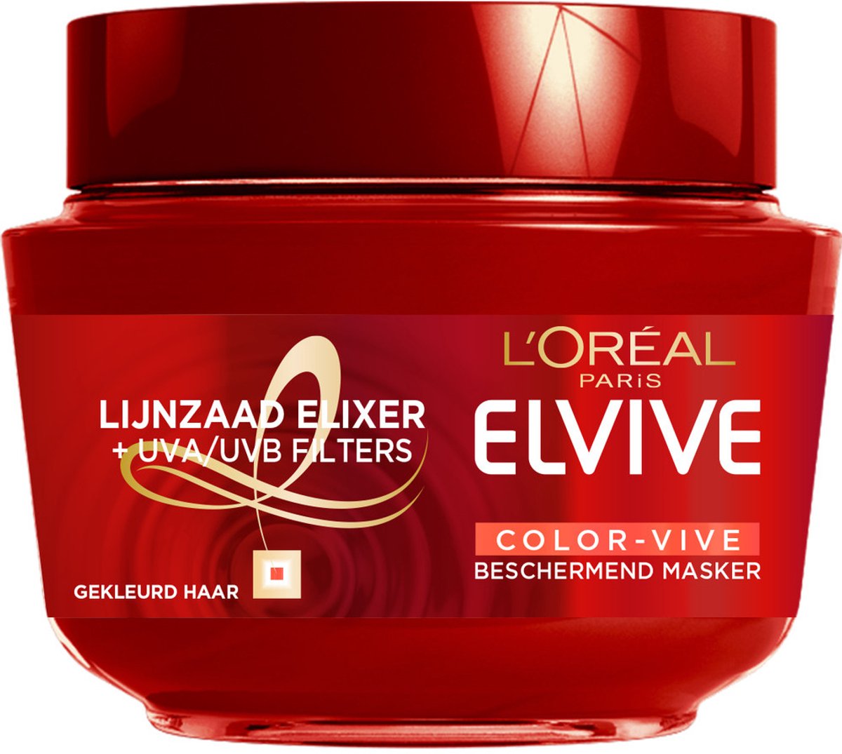 Bol.com L'Oréal Paris Elvive Color Vive Kleurbeschermend Haarmasker - Gekleurd Haar - 300ml aanbieding