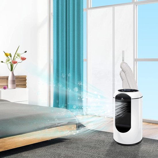 Universele raamafdichting met ritssluiting voor mobiele airco afvoer, insectenwerend, waterdicht, zelfklevend, 210×93 cm