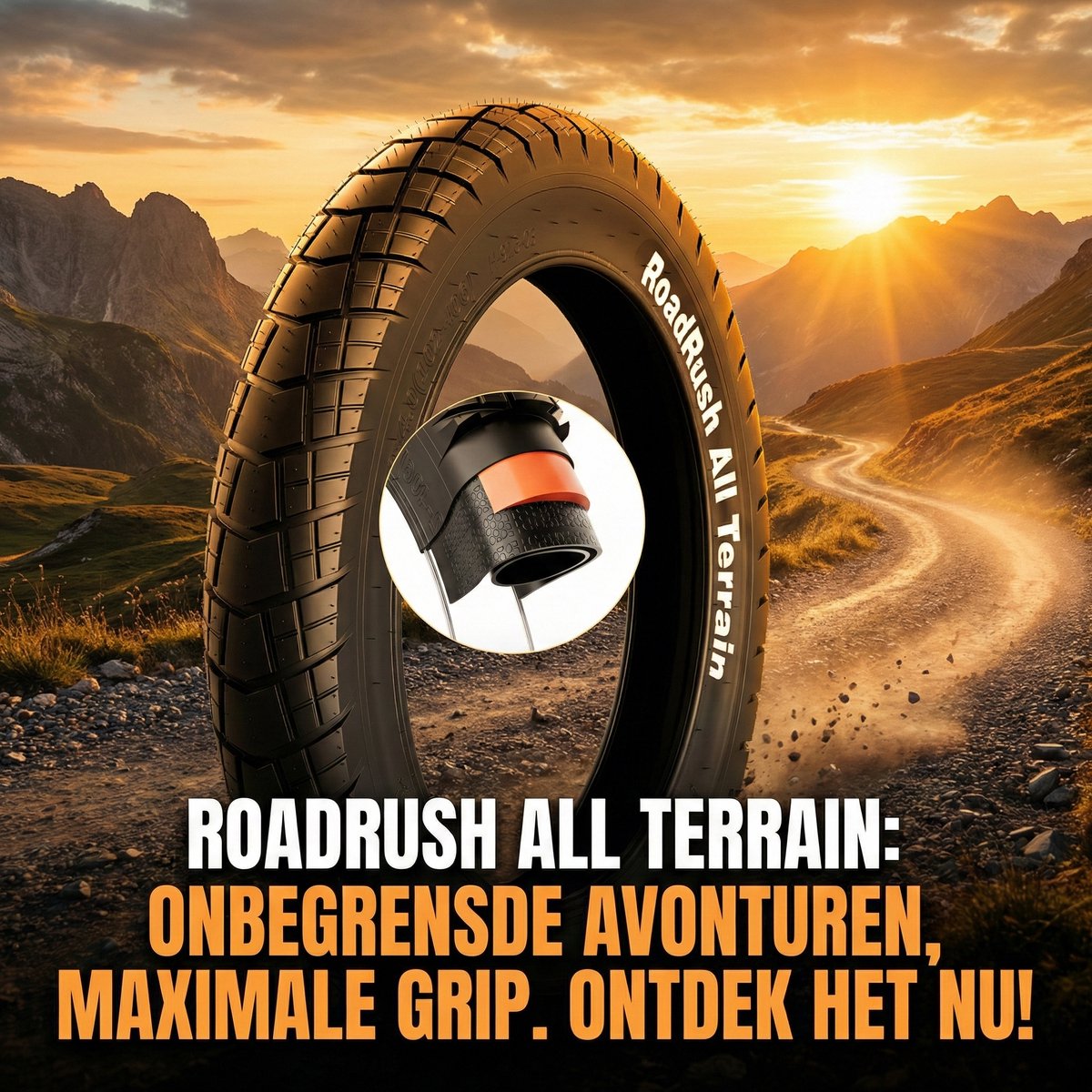 Havena Roadrush Fatbike - Band 20x4.0 – Sportieve Wegband met Anti-Lek Laag, Klaar voor Elke Rit - Buitenband 20x4.0 fatbike