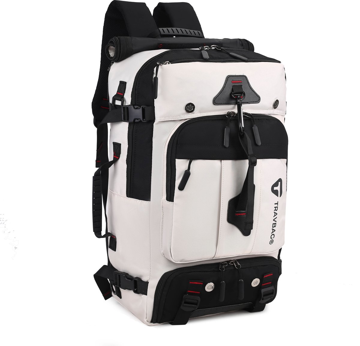 TRAVBAG® Shift - 40 Liter Reisrugzak & Reistas - Waterafstotend - Schoenenvak - USB Aansluiting - Rugzak - Rugtas