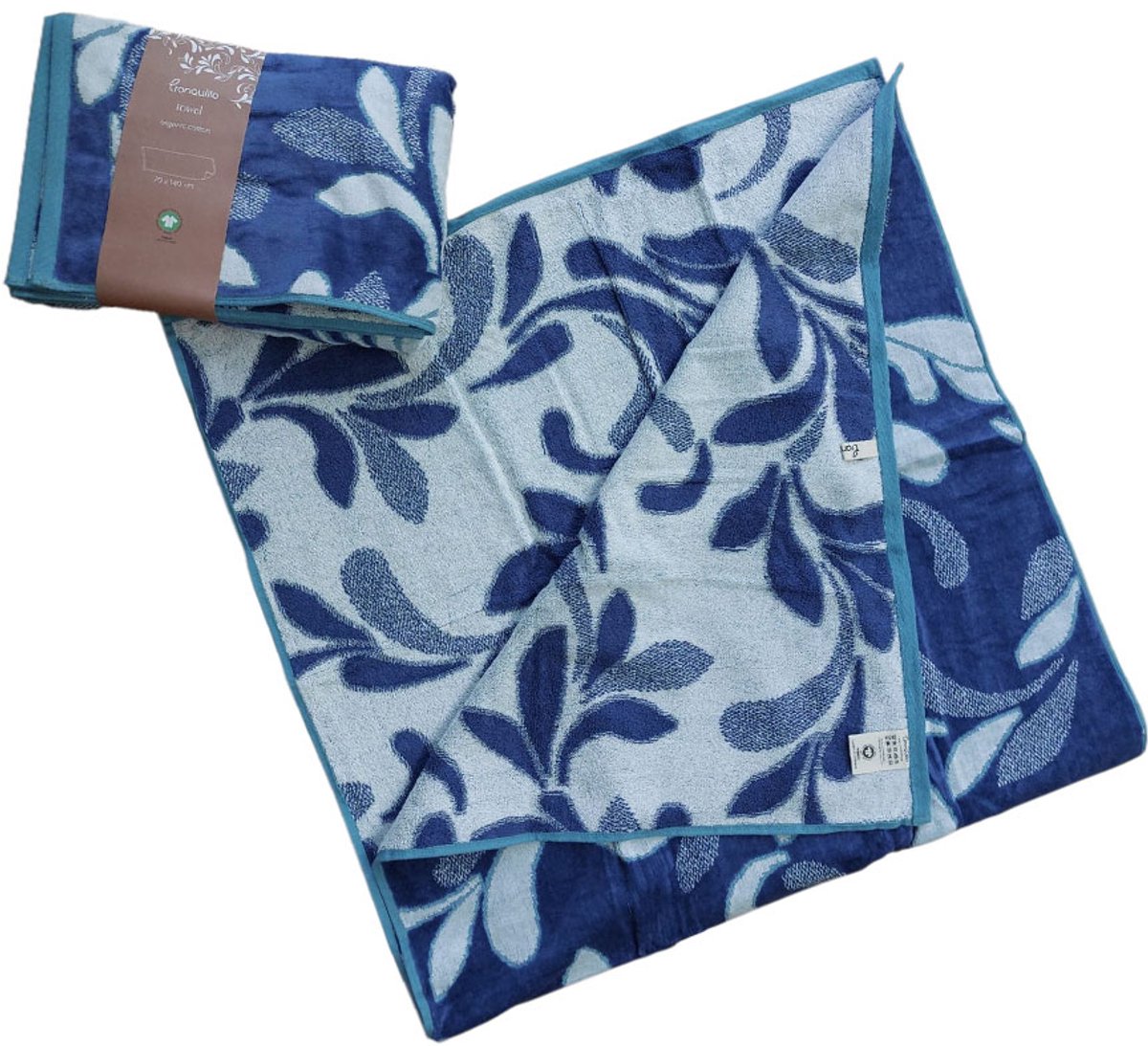 Floz Design douchelaken of badlaken 70x140 cm - extra zacht flanel - biologisch katoen - fairtrade gemaakt