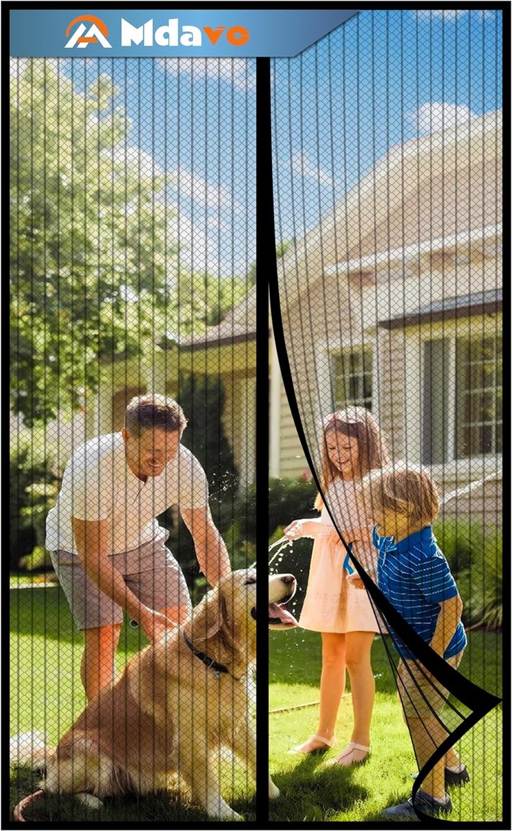 Magnetische Hordeur voor Binnendeuren - Houd Insecten Buiten