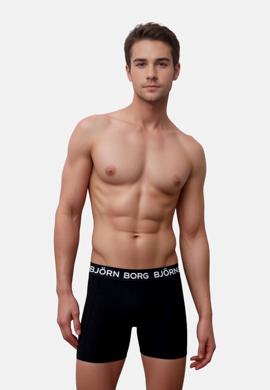 Boxer en Cotton extensible Bjorn Borg Underwear 5p 10004237 MP002 Homme Taille - M