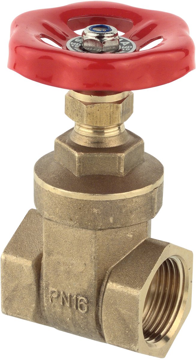 Kirchhoff messing mofschuiver - 3/4"bi - pn16