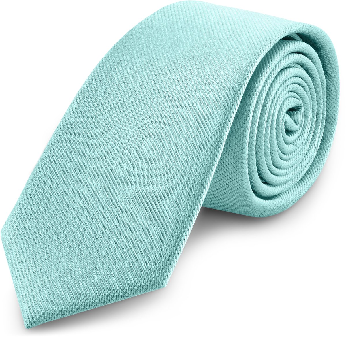 Babyblauwe Grosgrain Stropdas van 8 cm