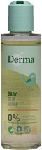 Derma Eco Babyolie - Hypoallergeen - Parfumvrij - met Vitamine E - voor Gevoelige Babyhuid - 150 ml