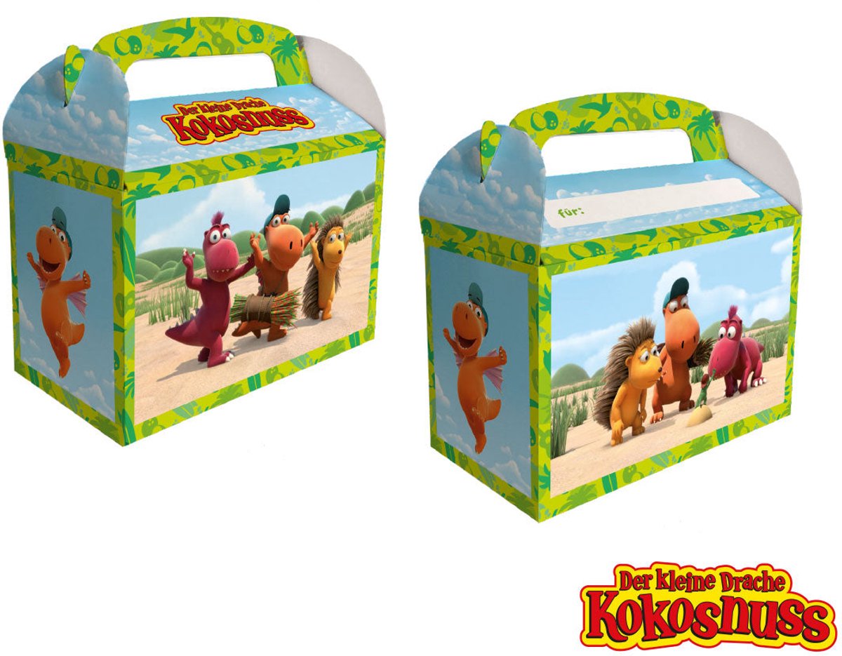 8 kleine draak kokosnoot geschenkdozen