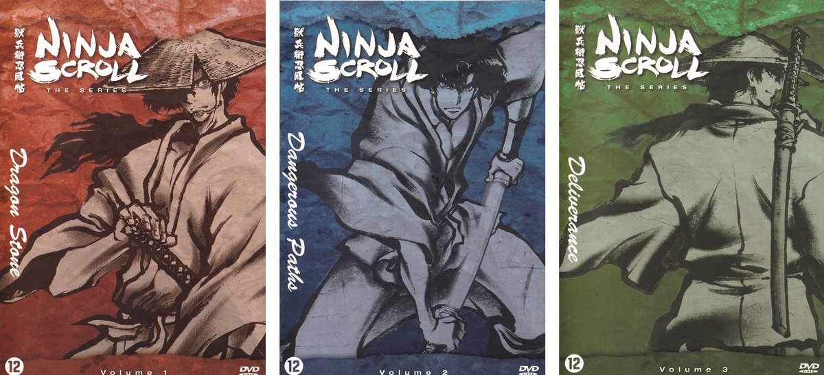 Ninja Scroll: The Series - Volume 1,2 & 3 - Complete Serie