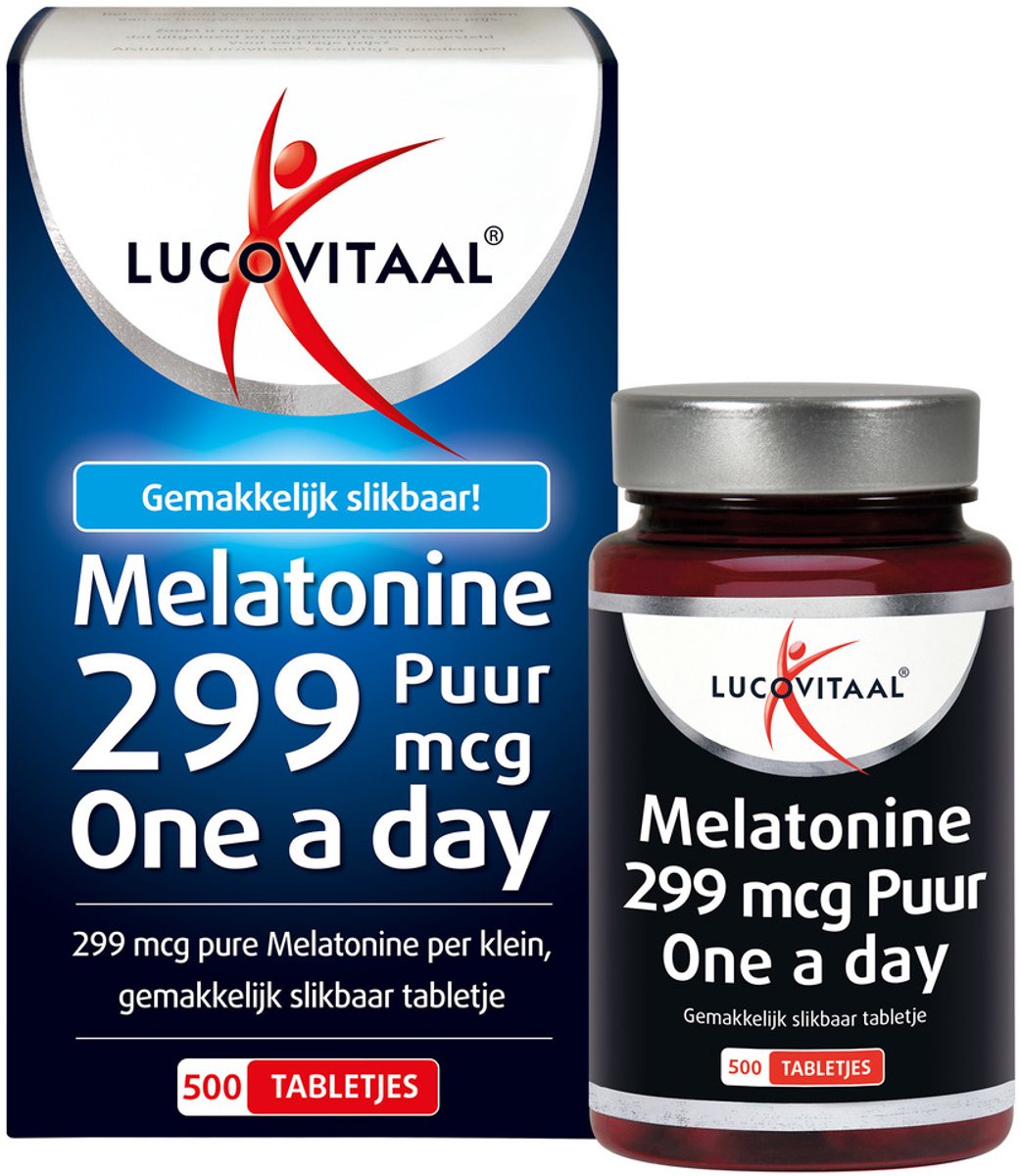 Lucovitaal - Melatonine Tabletjes 0,299 mg - 500 tabletten - Voedingssupplementen — afbeelding 6
