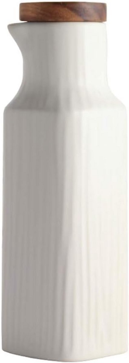 Keramische Olijfolie Dispenser Fles 300ml Kruidenpot met Deksel