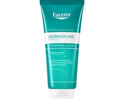 Eucerin DermoPure Clinical Face Scrub - Gezichtsscrub met Lactic Acid - Face Wash - Gezichtsreiniger Vermindert Puistjes - 100 ml