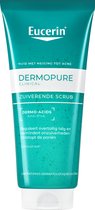 Eucerin DermoPure Clinical Face Scrub - Gezichtsscrub met Lactic Acid - Face Wash - Gezichtsreiniger Vermindert Puistjes - 100 ml
