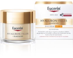 Eucerin Hyaluron-Filler + Elasticity Anti-rimpel Dagcreme voor Vrouwen - SPF 30 - Vermindert Donkere Vlekken - Thiamidol en Hyaluronzuur - 50 ml