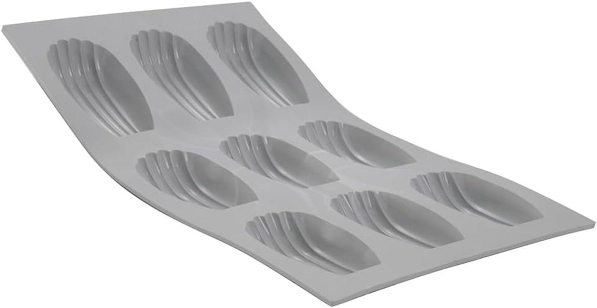 Siliconen Bakvorm voor 9 Gebakjes of Madeleines - Hittebestendig
