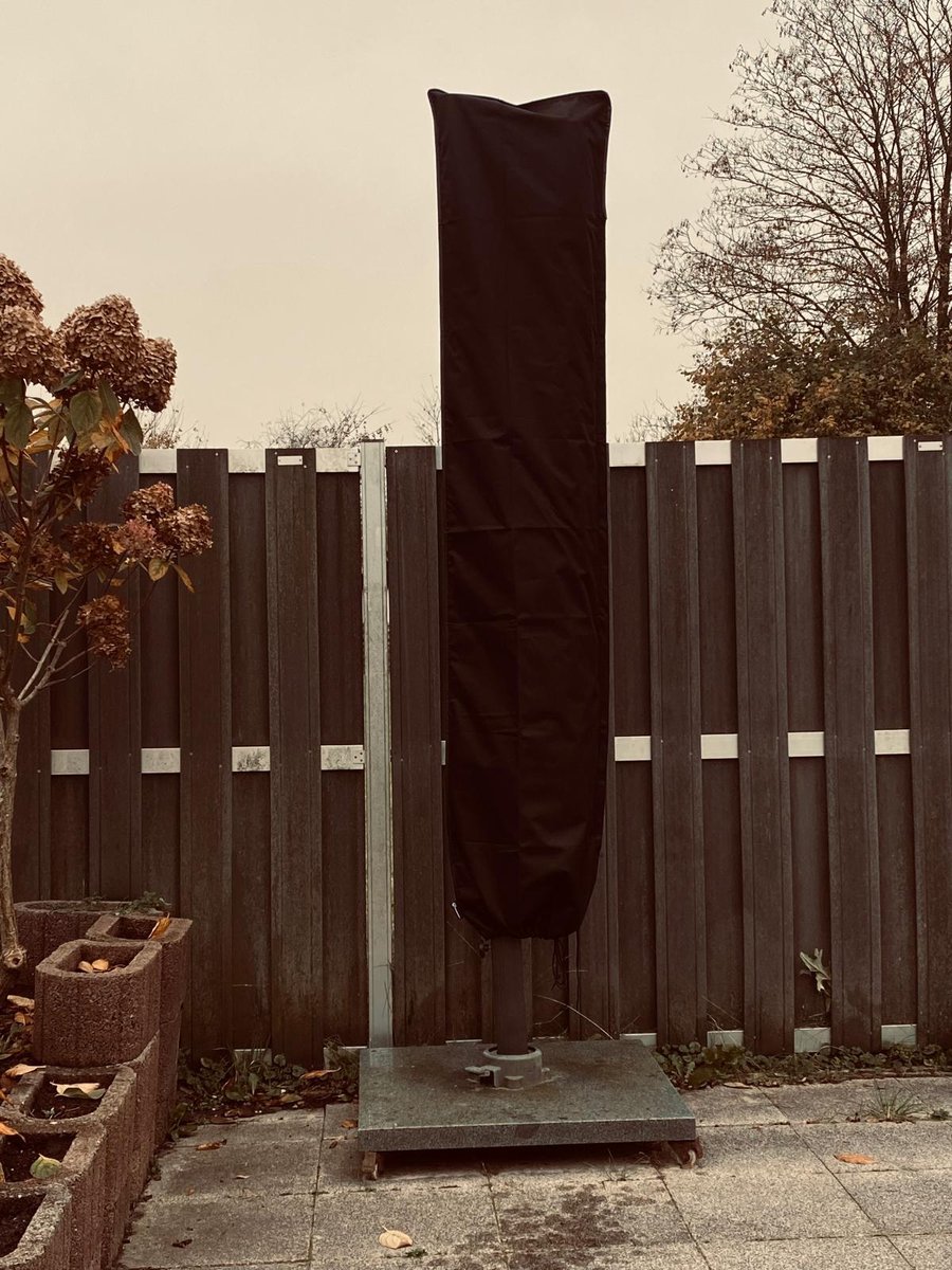 Redlabel parasolhoes voor zweefparasol - 210x45 cm - met rits en stok