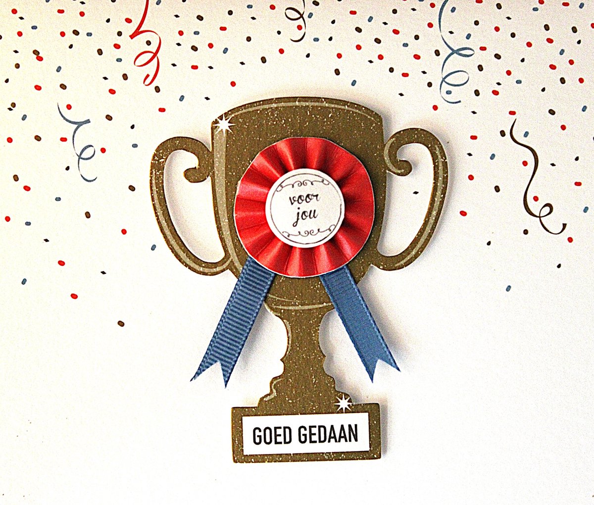 4 Luxe Wenskaarten Paperclip Paperwork Goed Gedaan - Kaart - Trofeekaart - Well Done - Wenskaart Set - 1 Motief - Greeting Card - Grusskarte - Carte De Vœux - Dubbele Kaart - Rechthoek - Met Envelop - 15x12cm - Gratis Verzonden