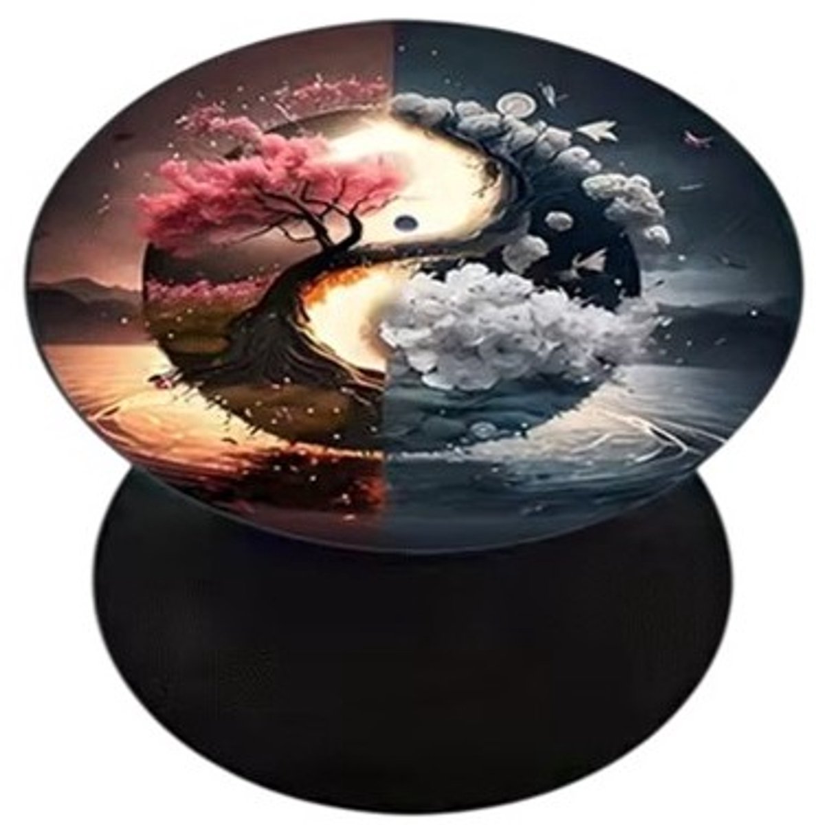 Mj Joys® - Phone Grip - Universele Verstelbare Phone Grip - Telefoonbutton - Telefoonaccessoire - Geschikt voor de meeste Smartphones en Cases - GSM Tablet Houder - Bonzai Fantasy