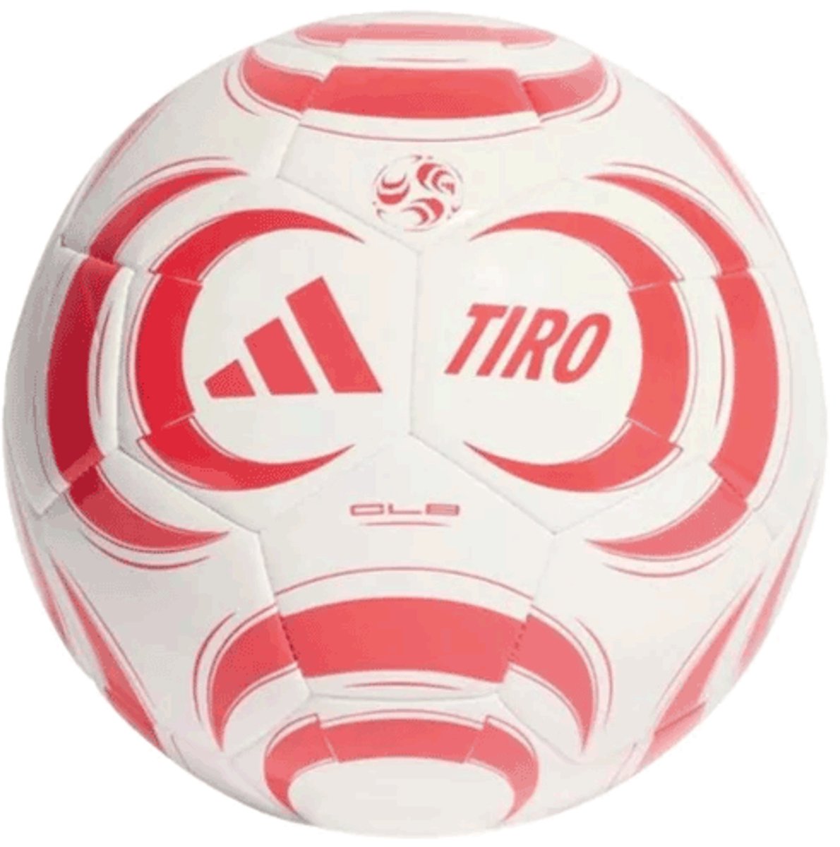 Adidas voetbal Tiro club maat 5 wit rood - trainingsbal.