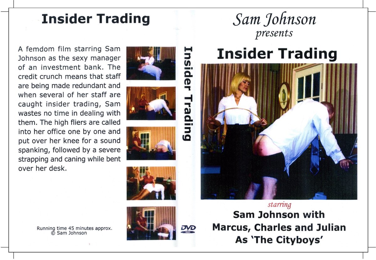 Sam Johnson - Insider Trading - SJ004