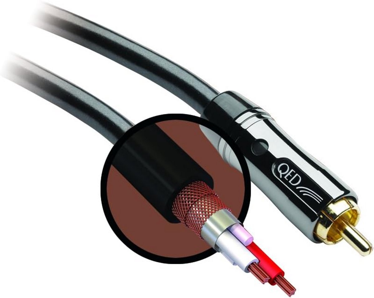 Subwoofer Kabel 3 Meter voor Diepe en Heldere Bassweergave