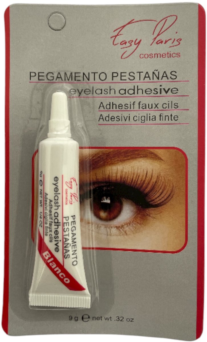 Easy Paris Cosmetics - Wimper Lijm - Wit - 1 Tube met 9 gram inhoud