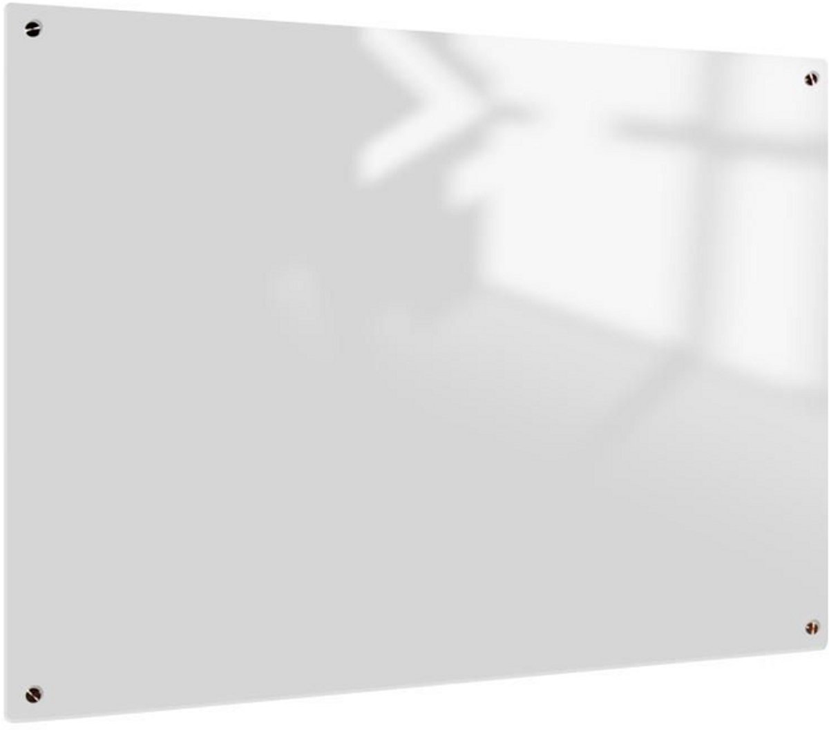 IVOL Frameless glassboard Premium - Wit - 90x120 cm - Whiteboard - Magnetisch