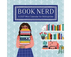 Book Nerd Mini Wall Calendar 2027