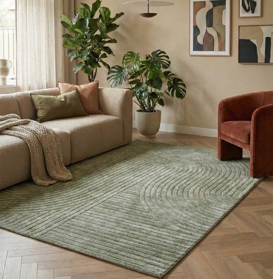 Vloerkleed mosgroen online shoppen