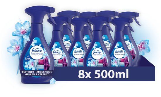 Ambi Pur / Febreze Textielverfrisser Spray - Lenor Ontwakende Lente - 8 x 500ML